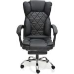 Premium Office Chair Ergonomic Designed Desk Chair Mid Back Adjustable Wide Seat Mesh Chair Black