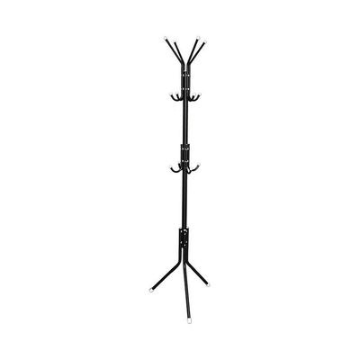 12 Hook Coat Racks Stand Black - Image 2