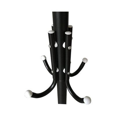 12 Hook Coat Racks Stand Black - Image 4