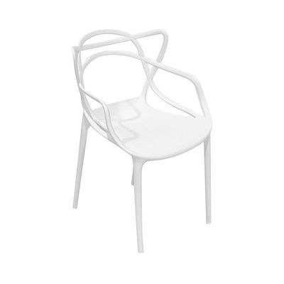 Maple Home Stackable Plastic Children Chair,Learning Durable Waterproof Kid-friendly Stool,White - Image 3