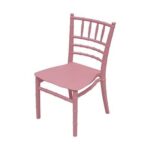 Maple Home Stackable Plastic Children Chair,Learning Durable Waterproof Kid-friendly Stool,Pink