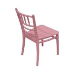 Maple Home Stackable Plastic Children Chair,Learning Durable Waterproof Kid-friendly Stool,Pink