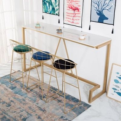 Maple Home High Bar Chair Metal Frame Seat Stools Bar Cafe Restaurant Shop Chairs