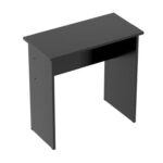 Mahmayi Modern MP1 Study Table 80x40 Plain Desk, Executive Desk, Computer Workstation Black Ideal for Office, Home, Meeting Room