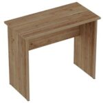 Mahmayi Modern MP1 Study Table 90x45 Plain Desk, Executive Desk, Computer Workstation Truffle Davos Oak Ideal for Office, Home, Meeting Room