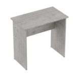 Mahmayi Modern MP1 Study Table 80x40 Plain Desk, Executive Desk, Computer Workstation Light Grey Chicago Concrete Ideal for Office, Home, Meeting Room