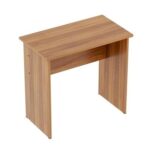 Mahmayi Modern MP1 Study Table 80x40 Plain Desk, Executive Desk, Computer Workstation Natural Dijon Walnut Ideal for Office, Home, Meeting Room