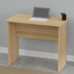 Mahmayi Modern MP1 Study Table 80x40 Plain Desk, Executive Desk, Computer Workstation Coco Bolo Ideal for Office, Home, Meeting Room