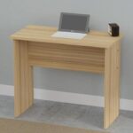 Mahmayi Modern MP1 Study Table 90x45 Plain Desk, Executive Desk, Computer Workstation Coco Bolo Ideal for Office, Home, Meeting Room