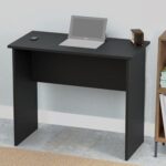 Mahmayi Modern MP1 Study Table, Executive Desk 90x45 with Black BS02 Desktop Socket with USB A/C Port Black Ideal for Office, Home, Meeting Room