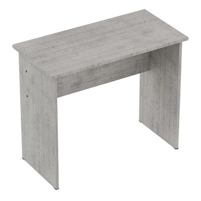 Mahmayi Modern MP1 Study Table 90x45 Plain Desk, Executive Desk, Computer Workstation Light Grey Chicago Concrete Ideal for Office, Home, Meeting Room - Image 3