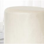 Maple Home Modern Round Ottoman Accent multifunctional Gold Plating Base Velvet Upholstered Footrest Mushroom Stool Soft Padded Seat Vanity Chairs Make-up Living Room Bedroom Patio Furniture
