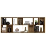 Lider Design Classic URBAN Bookshelf with 12 Shelves-Modern Multi-Tier Bookcase-Spacious Storage Display Unit-Durable Construction with 12 Open Shelves-Ideal for Books, Décor, and Accessories