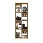 Lider Design Classic URBAN Bookshelf with 12 Shelves-Modern Multi-Tier Bookcase-Spacious Storage Display Unit-Durable Construction with 12 Open Shelves-Ideal for Books, Décor, and Accessories
