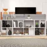 Lider Design Classic URBAN Bookshelf with 12 Shelves-Modern Multi-Tier Bookcase-Spacious Storage Display Unit-Durable Construction with 12 Open Shelves-Ideal for Books, Décor, and Accessories