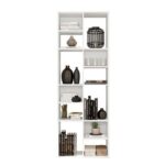 Lider Design Classic URBAN Bookshelf with 12 Shelves-Modern Multi-Tier Bookcase-Spacious Storage Display Unit-Durable Construction with 12 Open Shelves-Ideal for Books, Décor, and Accessories