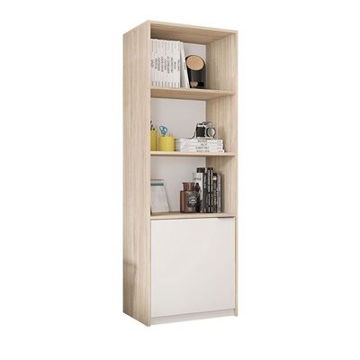 Armario Alto Recta Book Cabinet-Tall Modern Book Storage Cabinet-Sleek Vertical Design with Multiple Shelves-Durable Wood Construction-Ideal for Organizing Books, Files, and Décor-Contemporary Style for Living Room, Office, or Study - Image 4