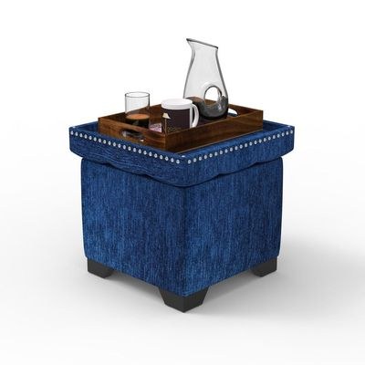 Eccentric Stool Cum End Table with Storage
