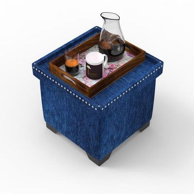 Eccentric Stool Cum End Table with Storage - Image 3