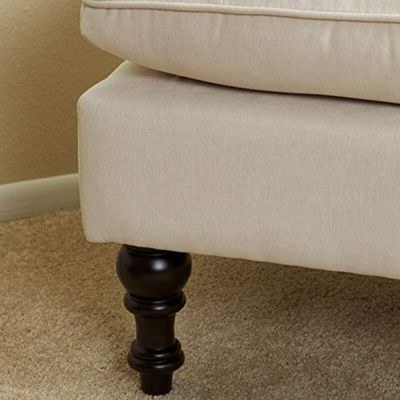 Tufted Stool Footstool Sofa Couch for Living Room Bedroom Office - Image 3