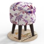 Puffy Ottoman Stool For Living Room Pack Of 1