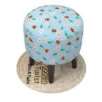 Harlequin Puffy Ottoman Stool For Living Room