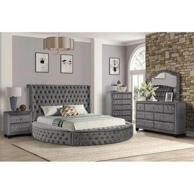 Wooden Handmade Brazel Tufted Upholstered Queen Size Bed with Storage - Image 2
