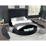Wooden Handmade Brazel Tufted Upholstered Queen Size Bed with Storage