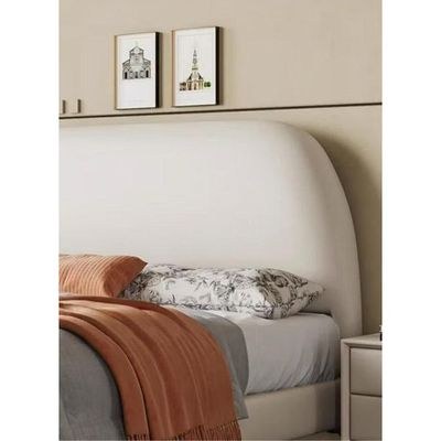 Attractive Modernize Velvet Upholstery Bed for Luxury Bedroom - Image 2