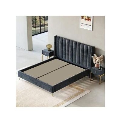 Idyllic Modernize Velvet Upholstery Bed for Luxury Bedroom - Image 4