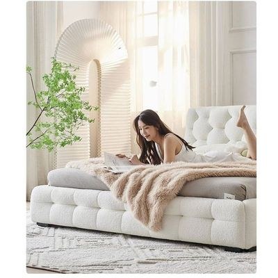 Elegance Modernize Boucle Upholstery Bed for Luxury Bedroom Contemporary, Stylish, and Elegant - Image 4