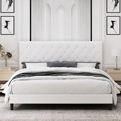 Modern Platform Queen Size Bed