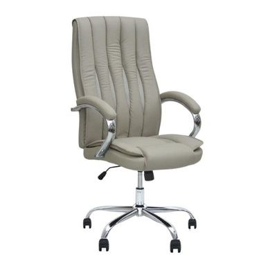 Office Chair With High Back Large Seat And Desk Chair Tilt Function Executive Swivel Computer Chair PU GREY - Image 4
