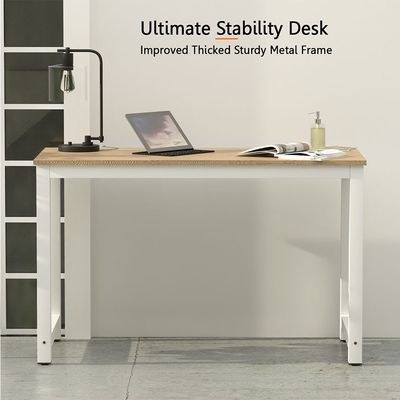 Mahmayi ZCD-25W Modern Study Desk, Modern Executive Desks for Home, Office, Schools, Laptop, Computer Workstation Table - Light Imperia - Image 3