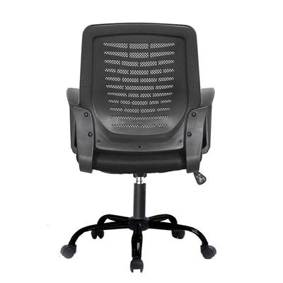 Desk Chair Office Chair for Home Height Adjustable Mid Back Mesh Computer Chair with Lumbar Support Mesh Swivel Computer Office Ergonomic Executive Chair (Swivil, Black) - Image 3