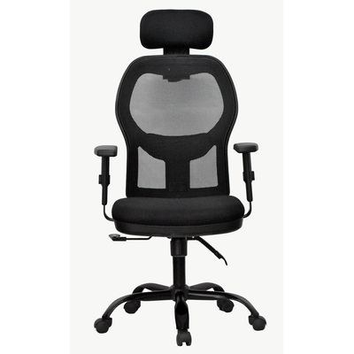 Executive HIGH BACK CHAIR WITH HEAD REST, WITH LUMBAR SUPPORT, HIGH RESILIENCE FOAM, TWO YEARS WARRANTY