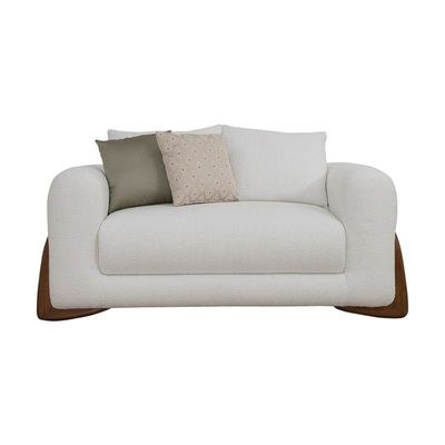 The RENZO 2 Seater Sofa Luxurious Design with Premium Fabric Best For Living Room | For Hotel | Wooden Base