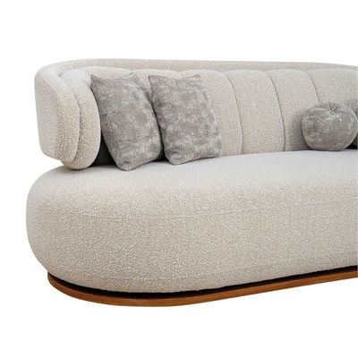 Nomad 3 Seater Sofa Luxurious Design with Premium Fabric Best For Living Room - Image 4