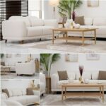 ATOM 3+2+1 Seater Sofa Set Luxurious Design with Premium Fabric Best For Living Room | For Hotel | Wooden Base