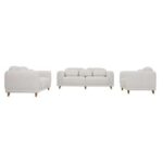 ATOM 3+2+1 Seater Sofa Set Luxurious Design with Premium Fabric Best For Living Room | For Hotel | Wooden Base