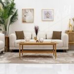 The ATOM 3 Seater Sofa Luxurious Design with Premium Fabric Best For Living Room | For Hotel | Wooden Base