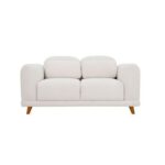 The ATOM 2 Seater Sofa Luxurious Design with Premium Fabric Best For Living Room | For Hotel | Wooden Base