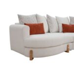 The MARLOW 5 Seater Sofa Luxurious Design with Premium Fabric Best For Living Room | For Hotel | Wooden Base