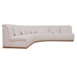 The WHISPER 6 Seater Sofa Luxurious Design with Premium Fabric Best For Living Room | For Hotel | Wooden Base