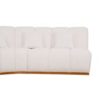 The WHISPER 6 Seater Sofa Luxurious Design with Premium Fabric Best For Living Room | For Hotel | Wooden Base