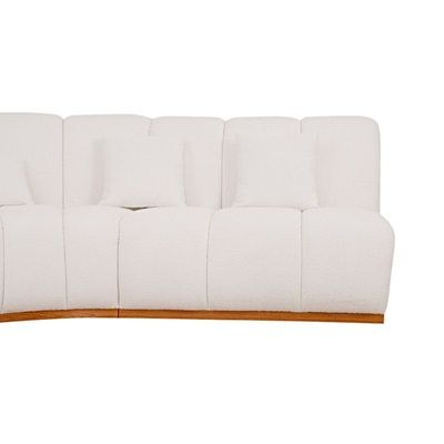 The WHISPER 6 Seater Sofa Luxurious Design with Premium Fabric Best For Living Room | For Hotel | Wooden Base - Image 5