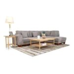 The MASS 5 Seater Sofa Luxurious Design with Premium Fabric Best For Living Room | For Hotel | Wooden Base