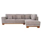 The MASS 5 Seater Sofa Luxurious Design with Premium Fabric Best For Living Room | For Hotel | Wooden Base