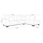 The MASS 5 Seater Sofa Luxurious Design with Premium Fabric Best For Living Room | For Hotel | Wooden Base
