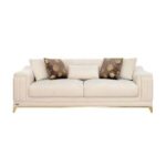 The GISELLE 7 Seater Sofa Set Luxurious Design with Premium Fabric Best For Living Room | For Hotel | Metal Base